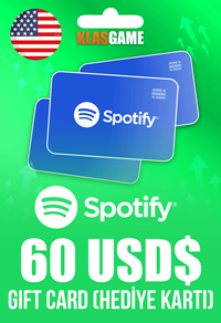 Spotify Gift Card - 60 Usd